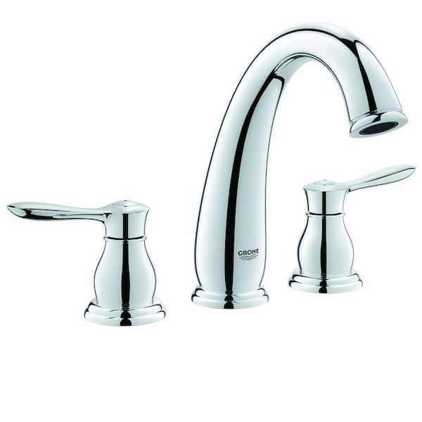 GROHE Parkfield 2-Handle Deck Mount Roman Bathtub Faucet in StarLight Chrome