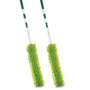 Flexible Microfiber Fingers Duster with Extendable Handle (2-Pack)