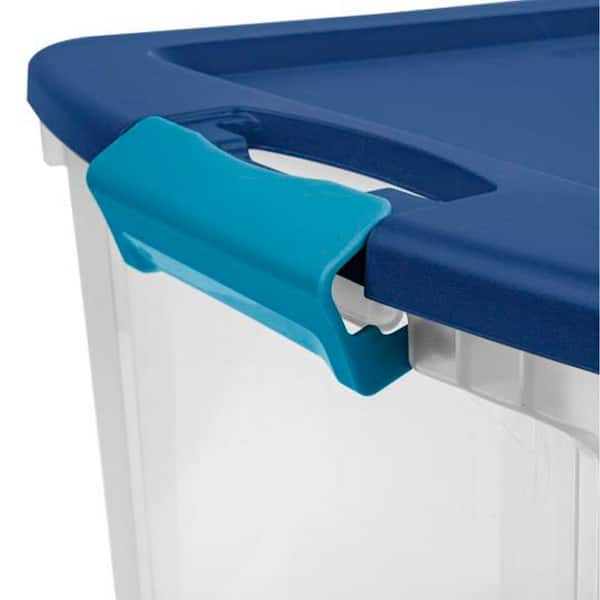 Sterilite 18 Gal. Latch and Carry Storage Bin Box Containers(12-Pack) 12 x  14467406 - The Home Depot