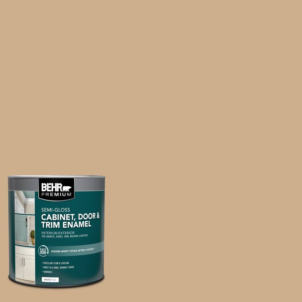 1 qt. #PPU7-20 Raffia Ribbon Semi-Gloss Enamel Interior/Exterior Cabinet, Door & Trim Paint