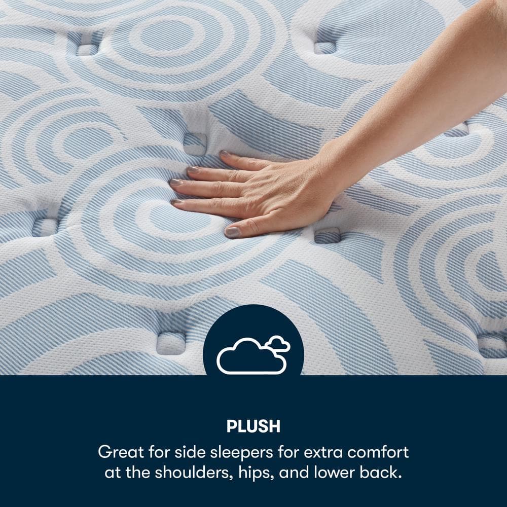 Full 12" Gray Hybrid Gel Memory Foam Mattress