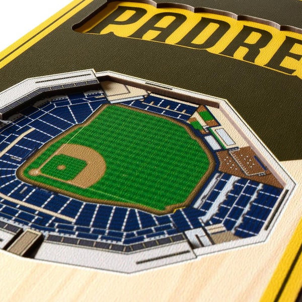 MLB San Diego Padres 6x19 Stadium 3D View Banner