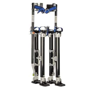 24 in. to 40 in. Adjustable Height Black Drywall Stilts