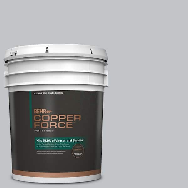 COPPER FORCE 5 gal. #N510-2 Galactic Tint Semi-Gloss Enamel Virucidal and Antibacterial Interior Paint & Primer