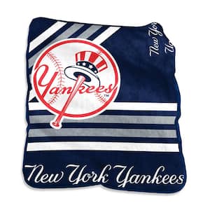 NY Yankees Multi Colored Raschel Throw