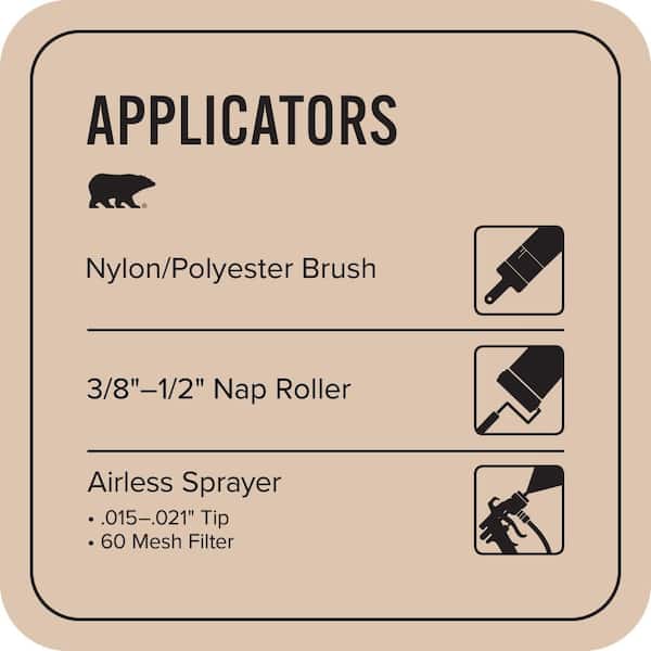 BEHR PREMIUM - 1 gal. #N250-2A Bali Sand Self-Priming 1-Part Epoxy Satin Interior/Exterior Concrete and Garage Floor Paint