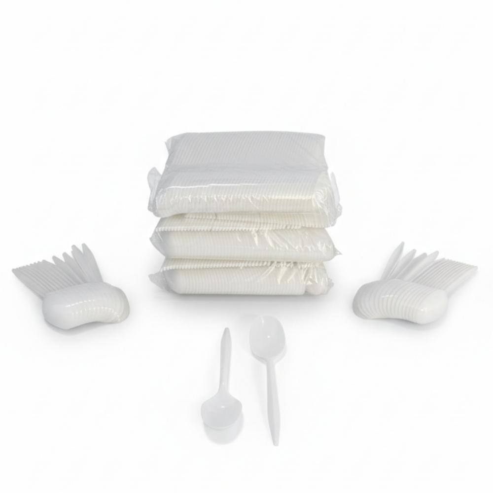 1000-piece Polypropylene Disposable Soup Spoon(Medium Weight), 10 Sleeves of 100 Soup Spoons price history on PriceWatchPro