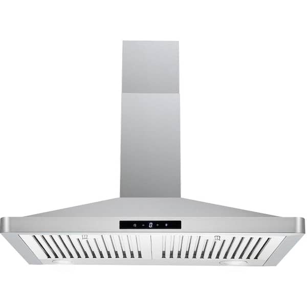 Cavaliere 30 in. Under Cabinet Range Hood in Stainless Steel with Aluminum Mesh Filters, LED lights, Push Button Control