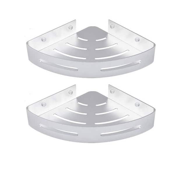 Dracelo Gold Corner Shower Caddy 2-Pack, No Drilling Stainless