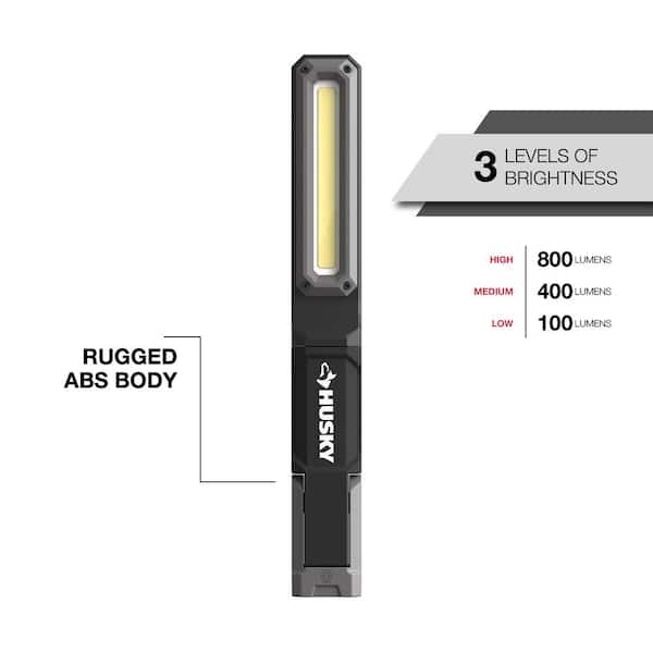 Husky 800 Lumens Rechargeable Swivel Work Light RS800HD - The Home