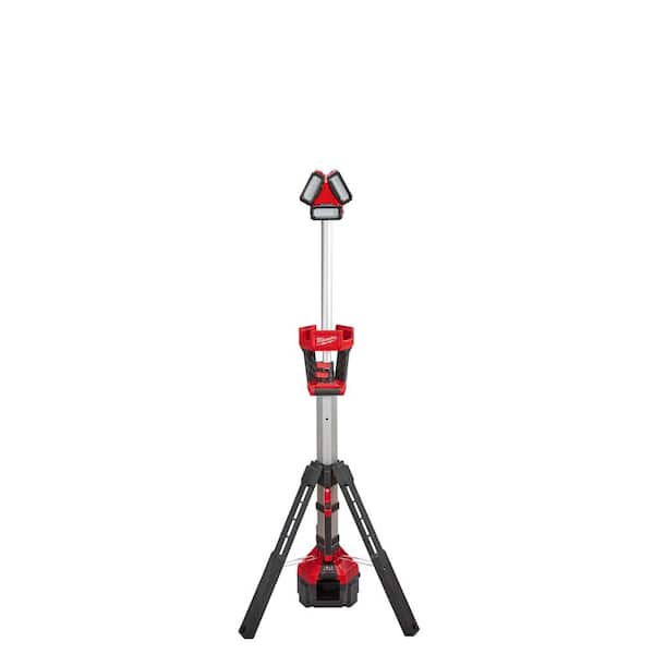 Milwaukee - M18 18-Volt Lithium-Ion Cordless 3000-Lumen ROCKET LED Stand Work Light & Charger (Tool-Only)