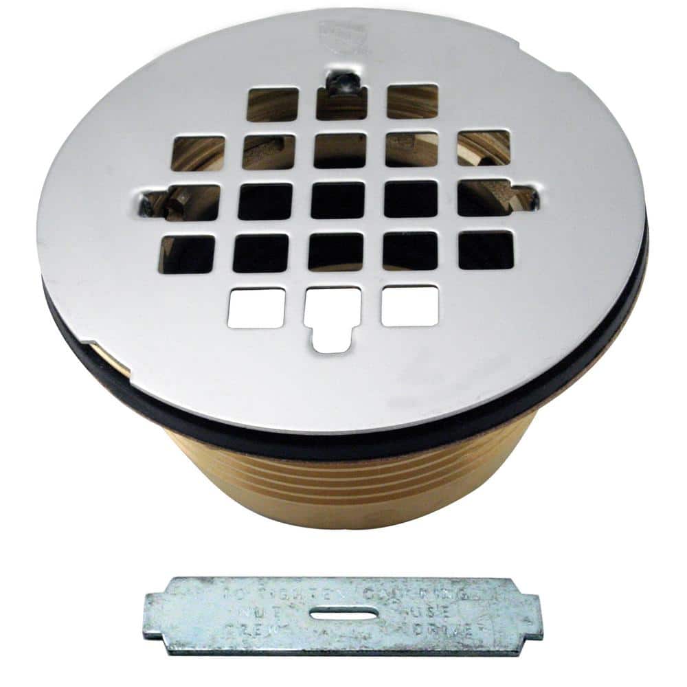 36'' x 36'' White Polished Chrome Square Shower Base