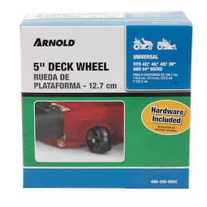 5 in. Universal Deck Wheel for Riding Lawn Mowers and Zero Turn Mowers with Hardware Included
