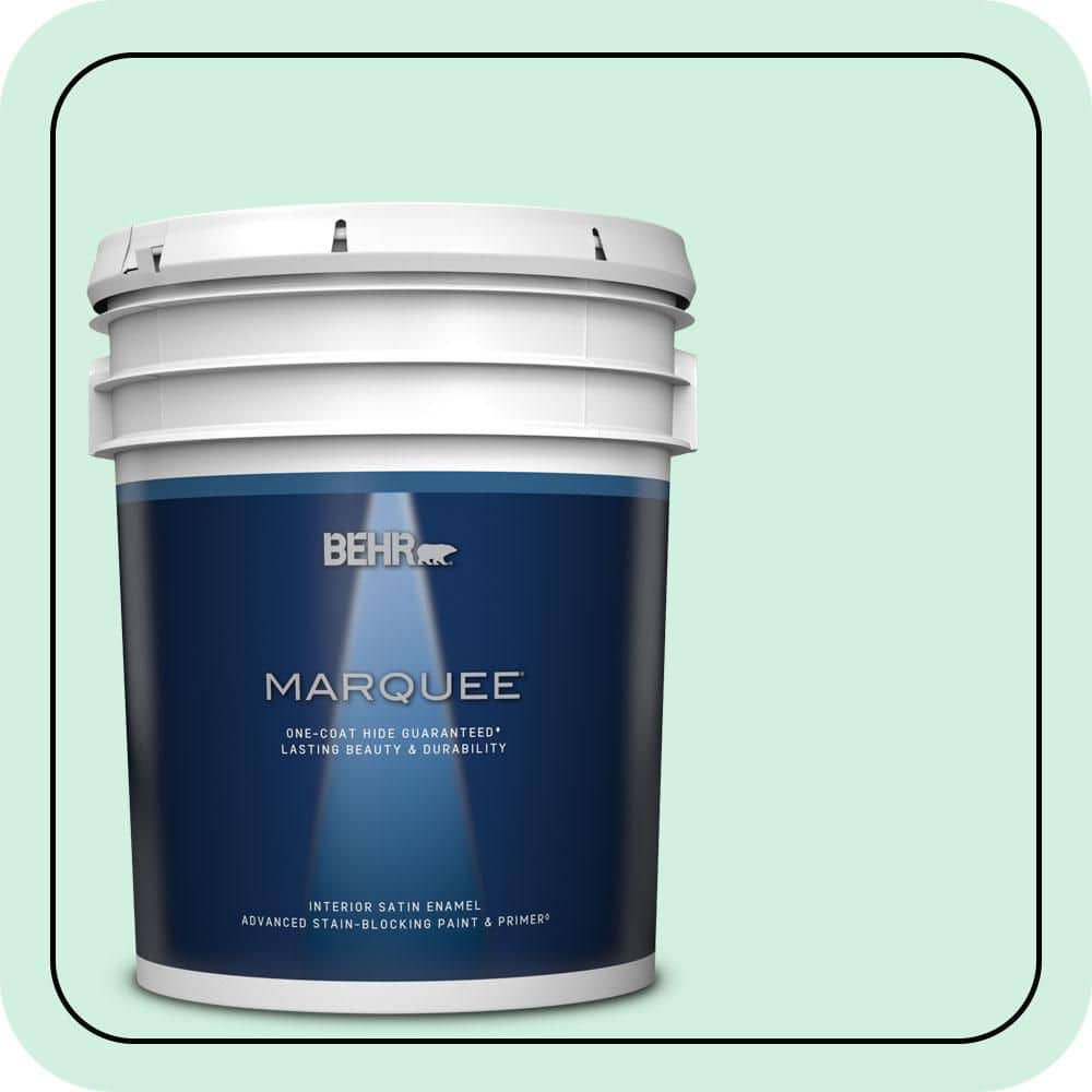 5 gal. #480C-2 Pastel Jade Satin Enamel Interior Paint & Primer price history on PriceWatchPro