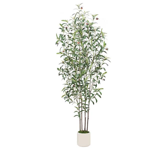 Cubilan 5 ft. Artificial Olive Tree in Pot