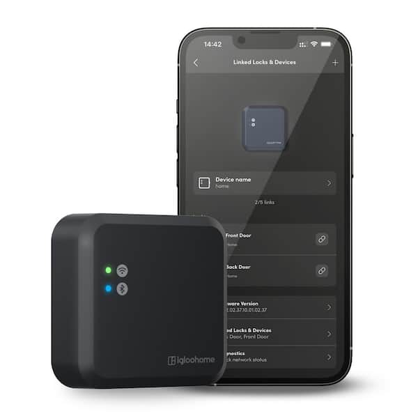 IGLOOHOME - WiFi Bridge Control Your Locks remotely Anywhere, Anytime. Compatible with all igloo locks