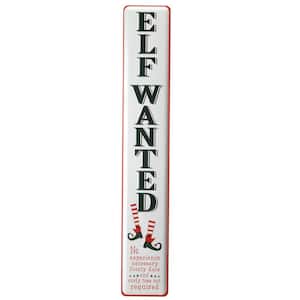47 in. Elf Wanted Wall Sign