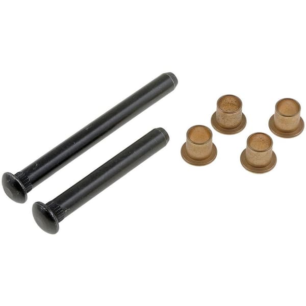 Unbranded Door Hinge Pin And Bushing Kit - 2 Pins And 4 Bushings