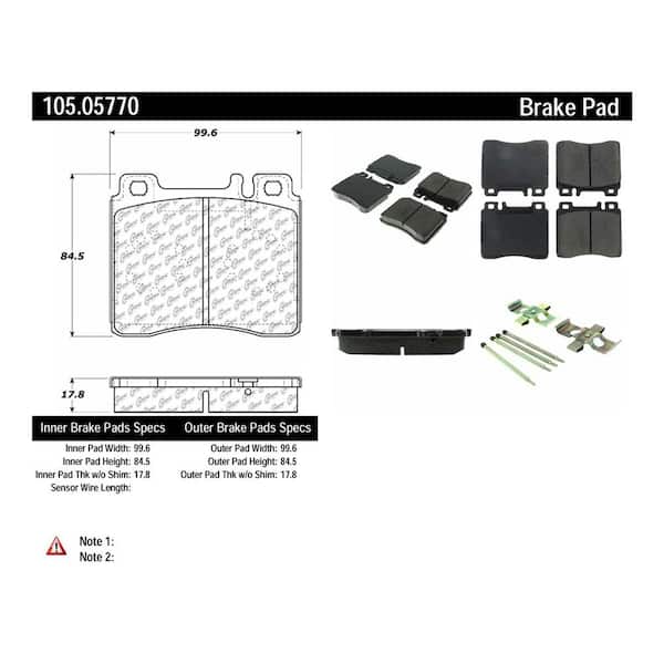 Centric Parts Disc Brake Pad Set