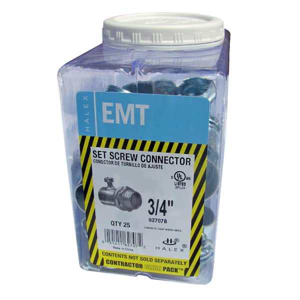 Halex 3/4 in. Electrical Metallic Tube (EMT) Set-Screw Connectors