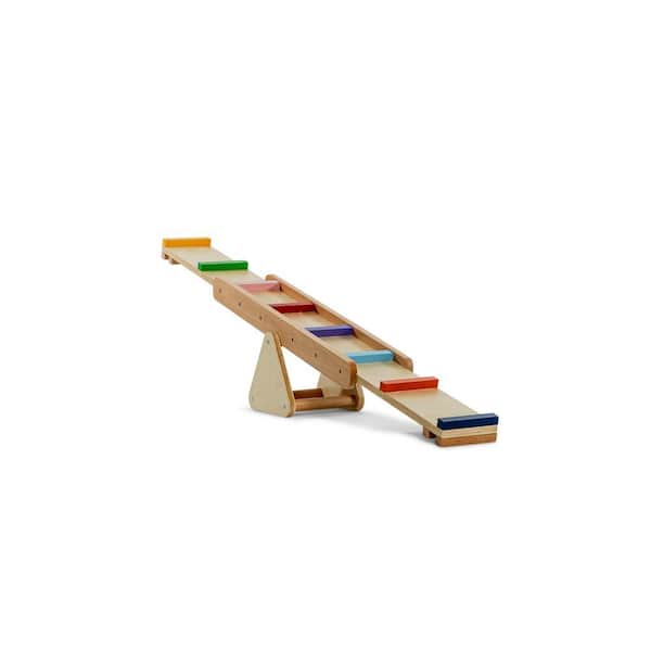 Avenlur Willow Wooden Rainbow Indoor Seesaw and Balance Beam For