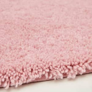 Pure Perfection Rose 20 in. x 60 in. Nylon Bath Rug