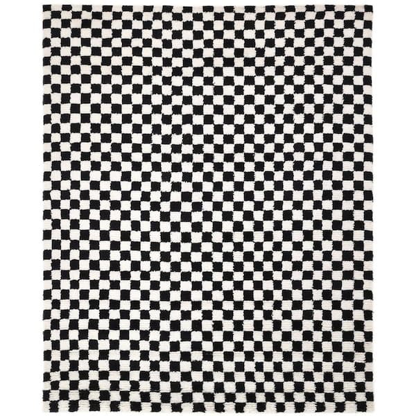 Stamford Contemporary Black 5 ft. x 8 ft. Area Rug