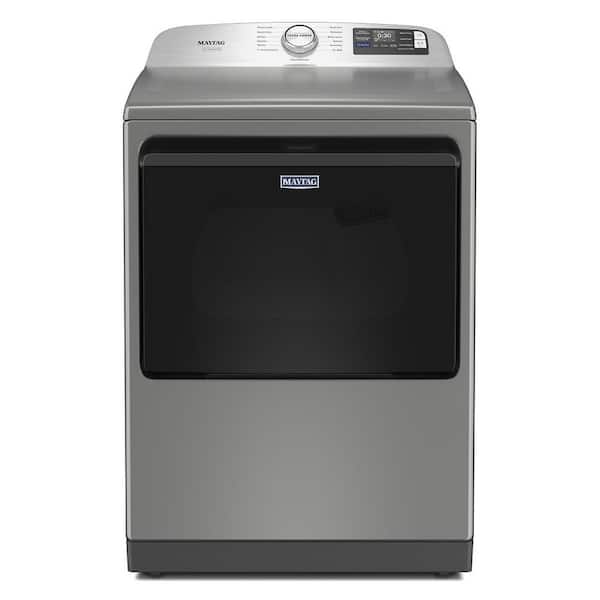 7.4 cu. ft. Vented Front Load Electric Dryer in Classic Silver with Pet Pro Option