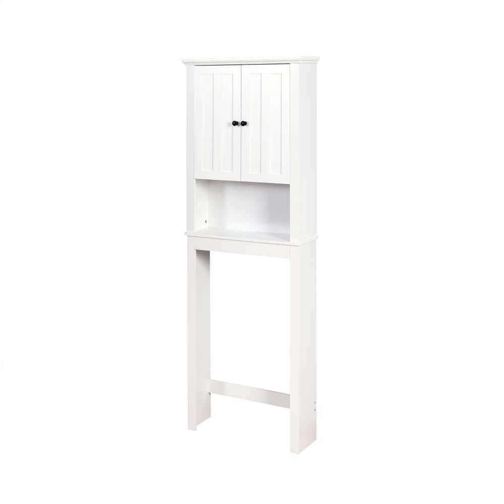 Bathroom Wooden Storage Cabinet Over-The-Toilet Space Saver with a Adjustable Shelf 23.62x7.72x67.32 inch price history on PriceWatchPro