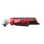 M12 12V Lithium-Ion Cordless 1/4 in. Right Angle Hex Impact Driver (Tool-Only)
