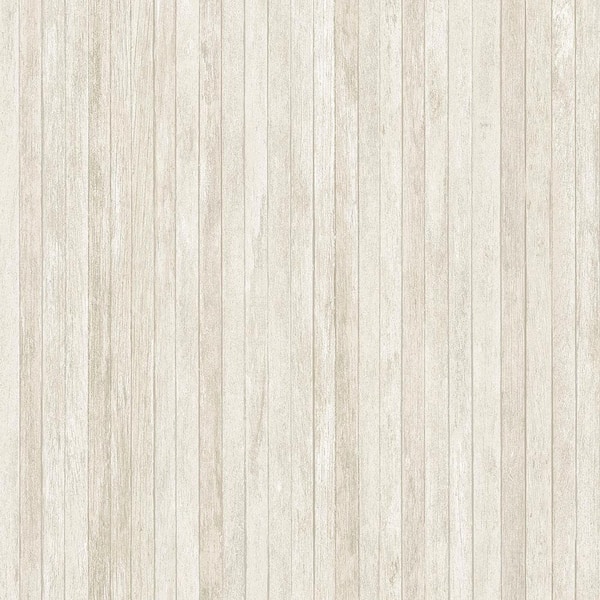 Scrapwood Vinyl Strippable Roll Wallpaper (Covers 56 sq. ft.)