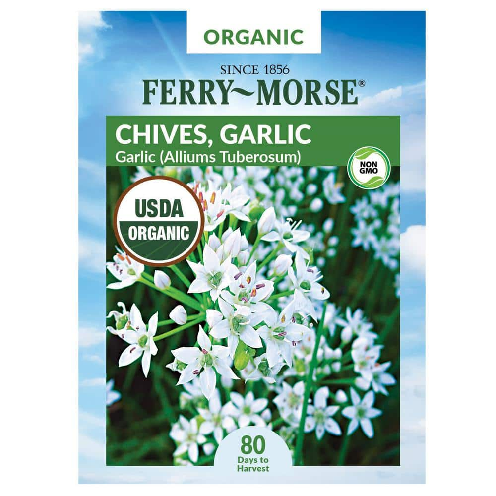 Ferry-Morse Organic Garlic Chives Herb Seed 1416 - The Home Depot