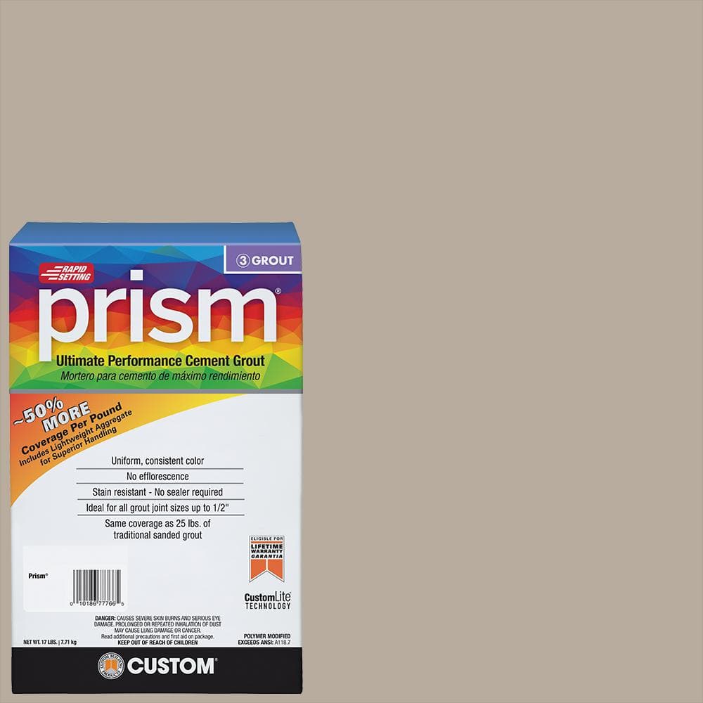 prism oyster gray grout