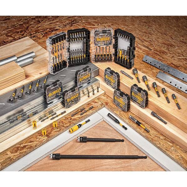 DEWALT MAXFIT 1/4 in. Magnetic Bit Holder Set (3-Piece) DWASLV3