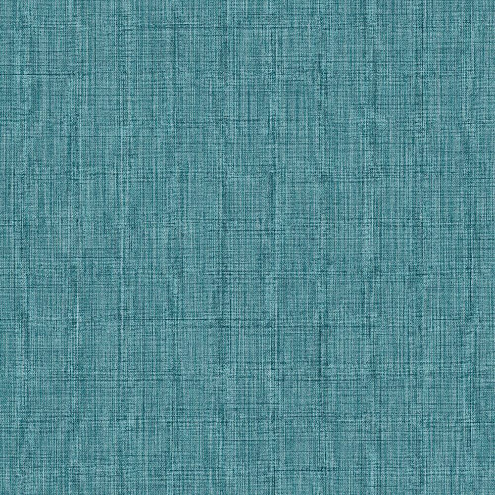 Italian Design Turquoise Woven Texture Vinyl on Non-Woven Non-Pasted Wallpa