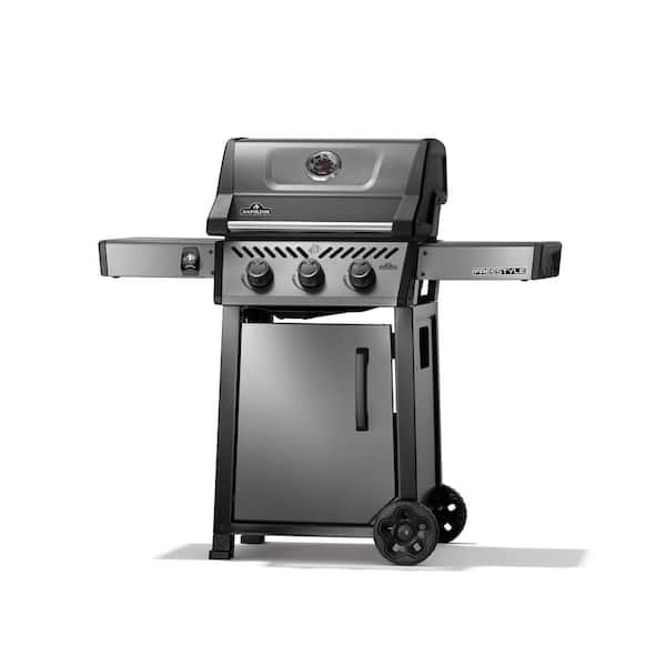NAPOLEON Freestyle 365 3-Burner Natural Gas Grill in Graphite Grey
