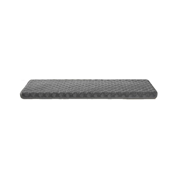 Stair Tread Cover 9.5 in. x 32 in. Set of 14, Non-Slip Carpet Stair Treads for Wooden Steps w/ Bullnose Edge Protection