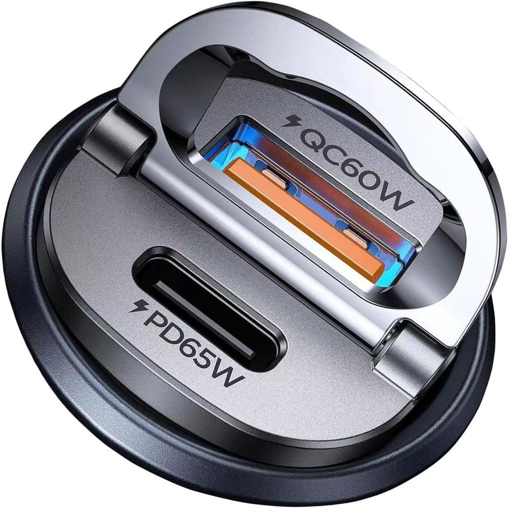 125W USB C Car Charger Super Fast Charging Dual Port PD65W QC60W All Metal Design for iPhone iPad Samsung MacBook price history on PriceWatchPro