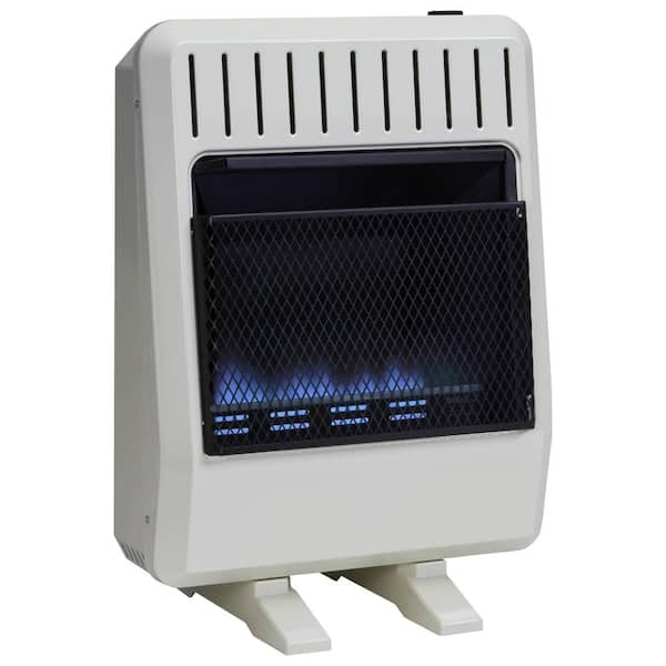 ProCom 20,000 BTU Natural Gas Ventless Blue Flame Gas Wall Heater with Base  Feet, T-Stat Control 171245 - The Home Depot