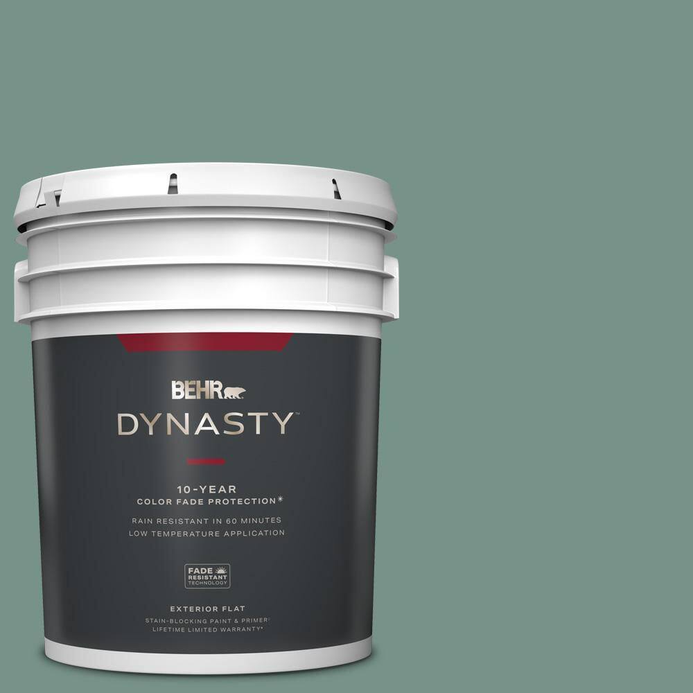 BEHR DYNASTY 5 gal. S4305 Longmeadow Flat Exterior StainBlocking