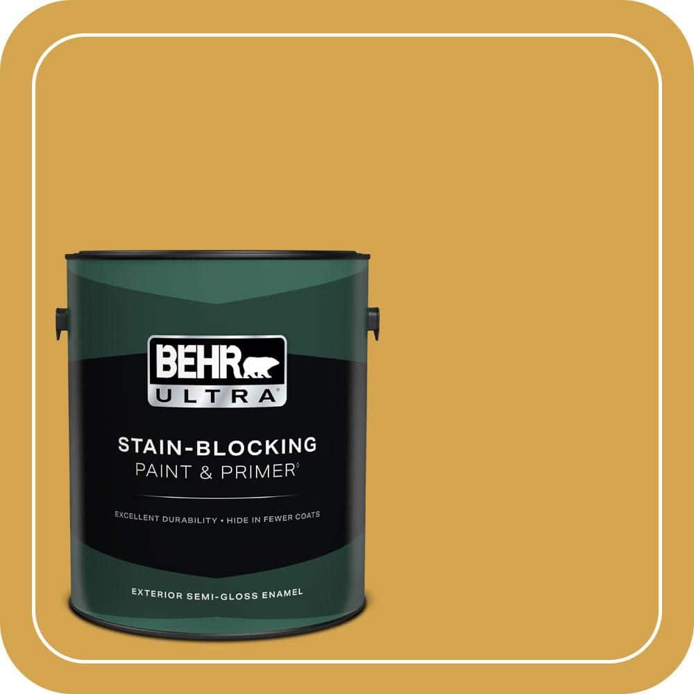 1 gal. #M290-6 Plantain Chips Semi-Gloss Enamel Exterior Paint & Primer price history on PriceWatchPro