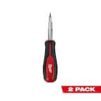 11-in-1 Multi-Tip Screwdriver with Square Drive Bits (2-Pack)