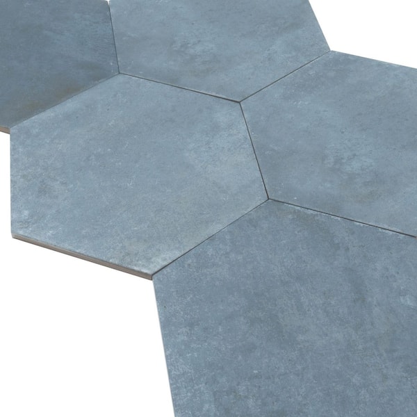 Apollo Tile Zenith 9 in. x 11 in. Matte Slate Blue Porcelain