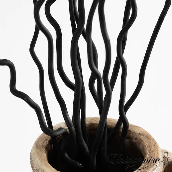 Uniquewise 12-Piece 59 in. Natural Dried Mulberry Artificial Twigs