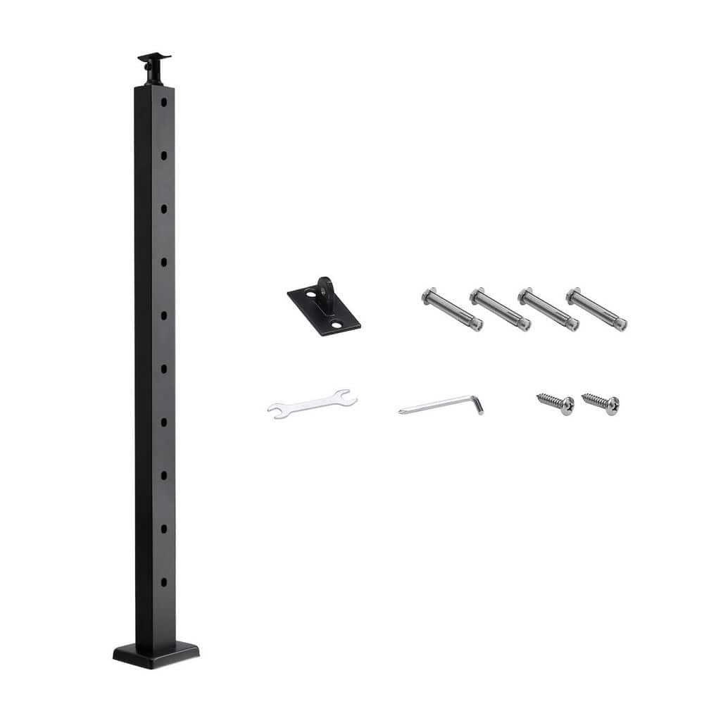 Cable Railing Post, 36 x 1 x 2 in. Stair Post with 30° Angled Holes, Stainless Steel, Cable for Cable Railing System price history on PriceWatchPro