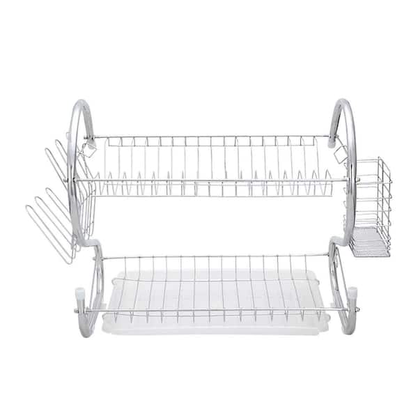 Picvel Dish Drainer Kitchen Rack Plastic New Design Bottom Tray More  Convenient Supporting Individual Chopsticks Spoon, Basket With Drainer Rack  Price in India - Buy Picvel Dish Drainer Kitchen Rack Plastic New