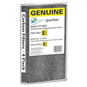 Genuine Carbon Filter Replacements for Air Purifiers (4-Pack)