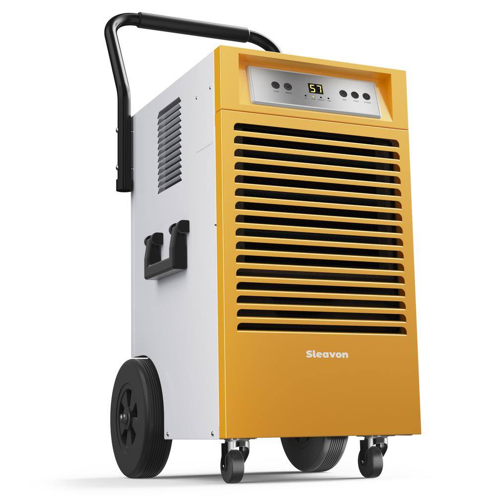 Sleavon 130 Pint Commercial Grade Dehumidifier With 6 56 Ft Drain With sleavon-130-pint-commercial-grade-dehumidifier-with-6-56-ft-drain-with