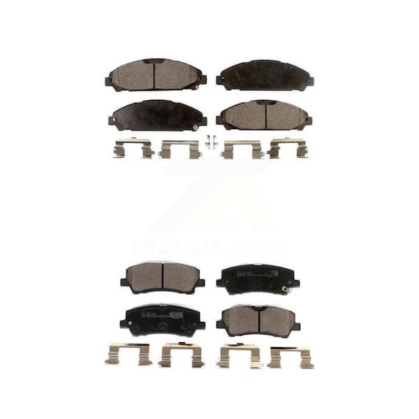 TEC Front Rear Ceramic Brake Pad Kit For 2021 Ford Mustang Mach 1 Without Performance Package KTC-100732