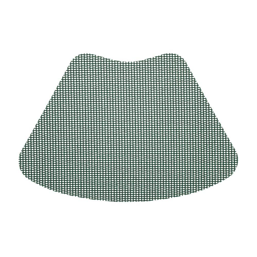 Kraftware 19 in. x 13 in. Hunter Green PVC Covered Jute Wedge